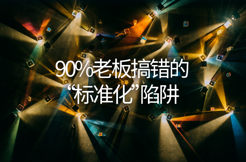 90%老板搞错的“标准化”陷阱